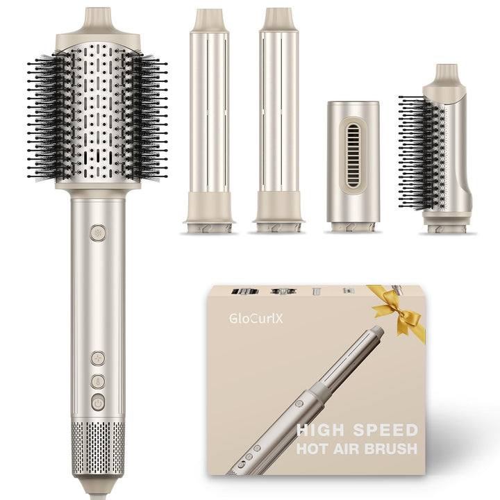 5-in-1 Warmluftstyler & Haartrockner Styling Set– 110.000 U/min Hochgeschwindigkeits-Föhn mit 32mm A