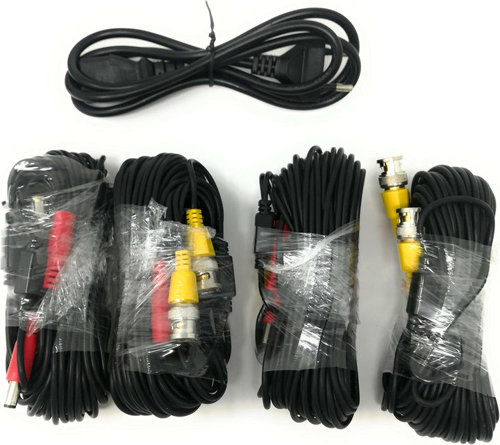 TEMPO DI SALDI Kit Videoüberwachung 4 Kanäle Infrarotkameras DVR Netzteil Verlängerungskabel
