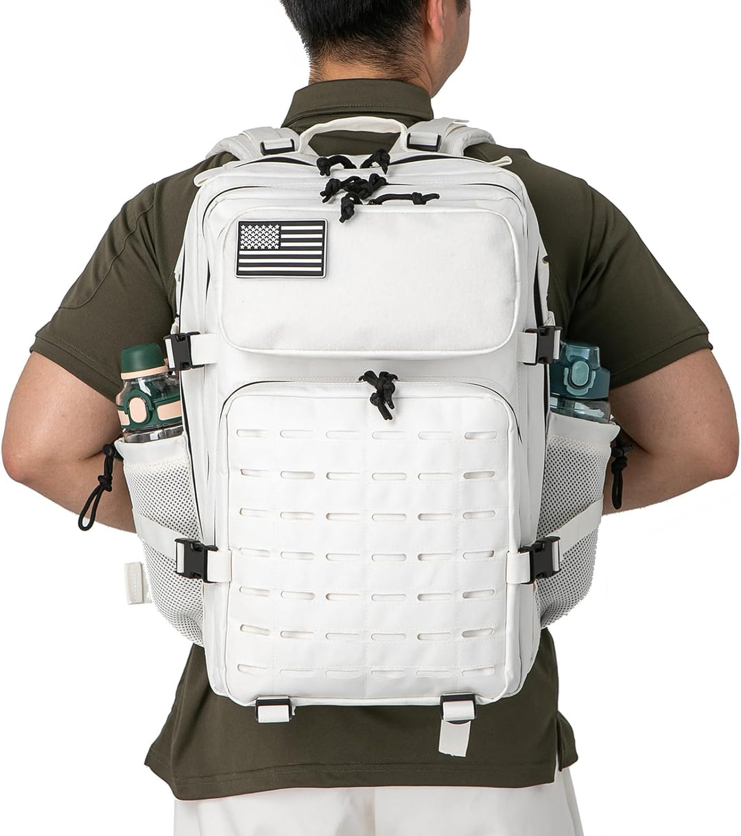 QT&amp;QY Taktischer MilitäR Rucksack Herren Gross 25l/35l/45L Bundeswehr Rucksack 3 Tage Molle Armee Ru