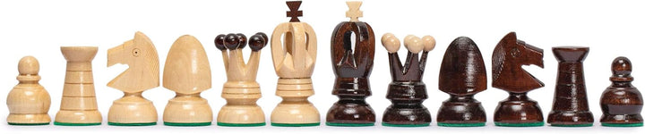 Husaria European International Chess Holzspielset King's Classic - 45 Zentimeter Grosses Schachspiel