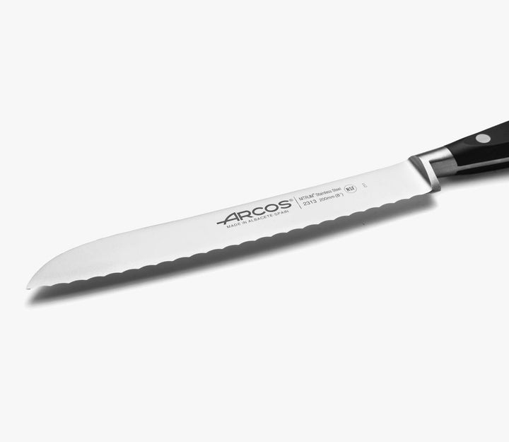 Arcos Serie Riviera - Brotmesser - Klinge aus Nitrum geschmiedetem Edelstahl 200 mm - HandGriff Poly