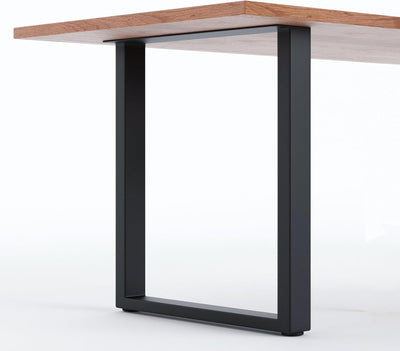 Homtone Metall Tischbeine 40cm Hoch, 2 Stück Industrial Metallfüsse Tischgestell Tischkufen, Kohlens
