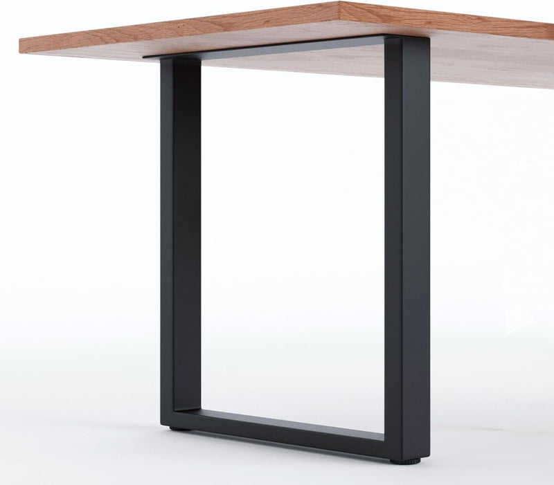 Homtone Metall Tischbeine 40cm Hoch, 2 Stück Industrial Metallfüsse Tischgestell Tischkufen, Kohlens