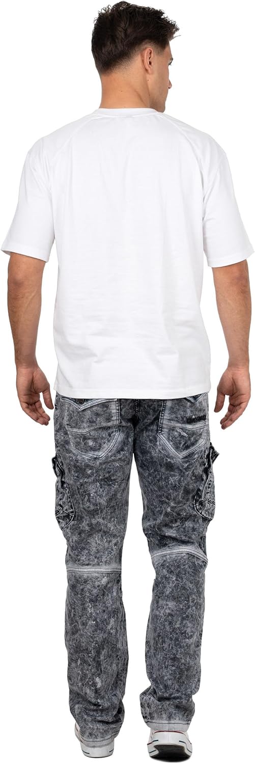 Cipo & Baxx Herren Jeans – Stylische Denim-Mode mit einzigartigem Design, Slim-Fit & Regular-Fit, Bi