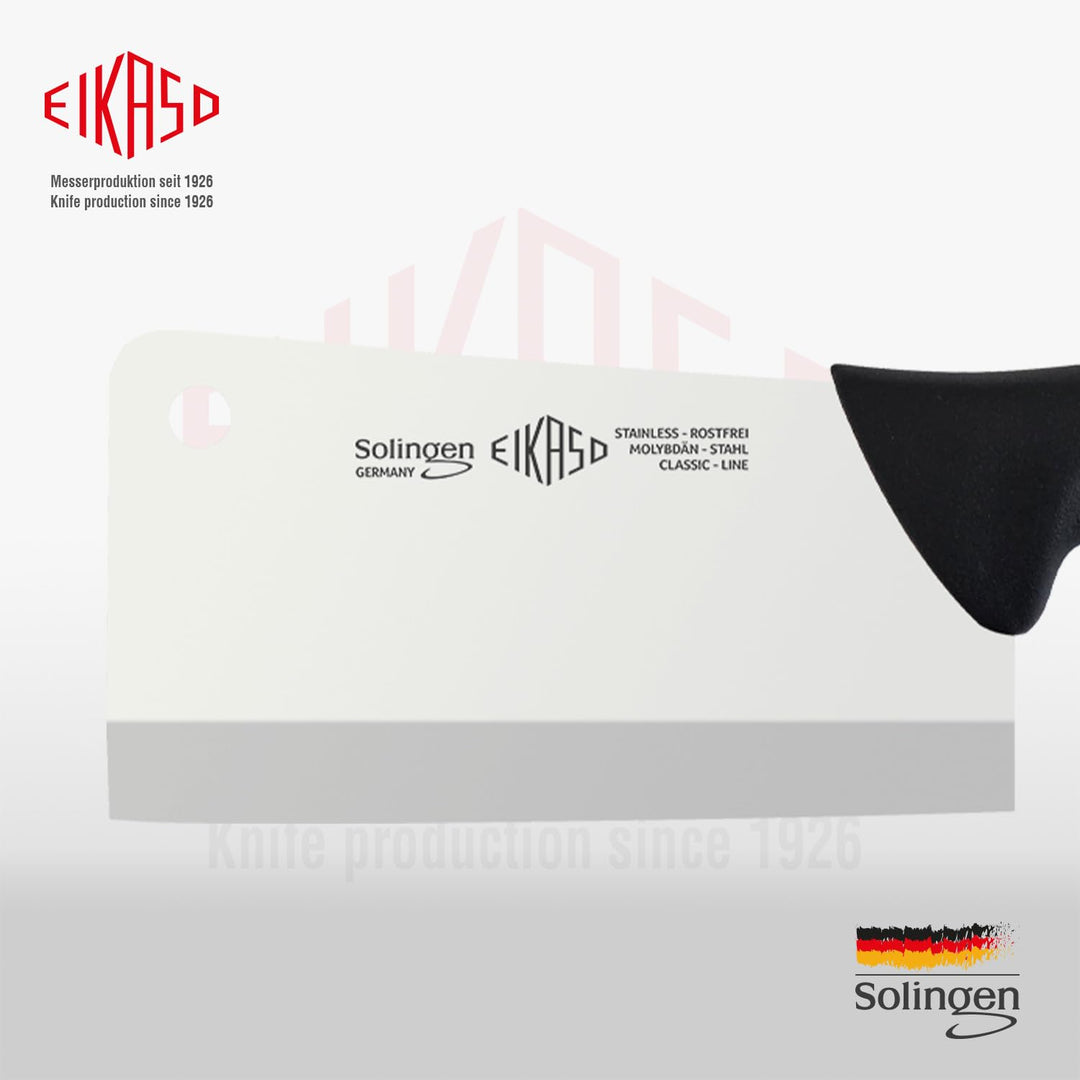 Solingen Eikaso Profi Hackbeil (16 cm mit kleinerem Griff) für Knochen und Fleisch, geeignet als Hac