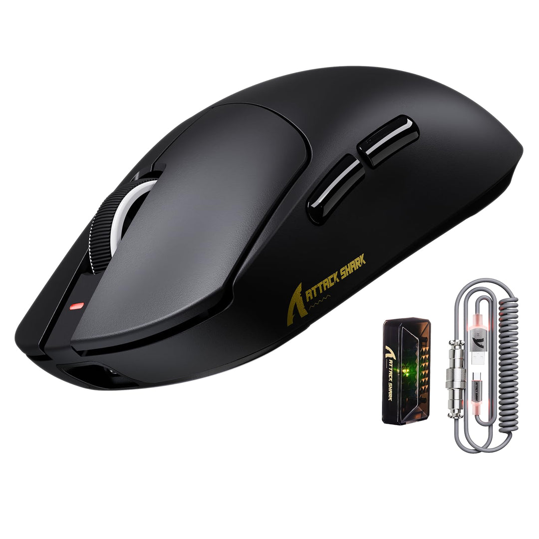 ATTACK SHARK X8 Ultra 8KHz Drahtlose Gaming-Maus, 55g Ultraleicht, Nordic52840, PAW3950MAX, 42KDPI,