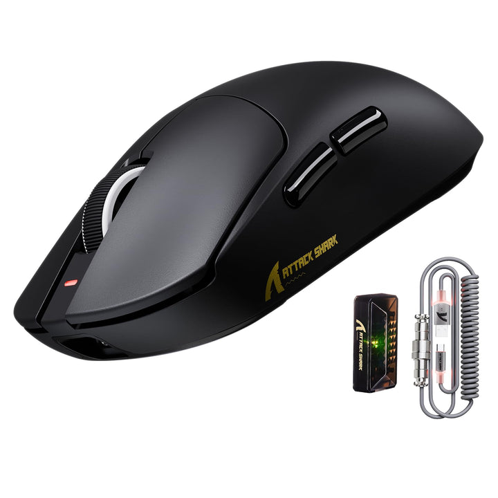 ATTACK SHARK X8 Ultra 8KHz Drahtlose Gaming-Maus, 55g Ultraleicht, Nordic52840, PAW3950MAX, 42KDPI,
