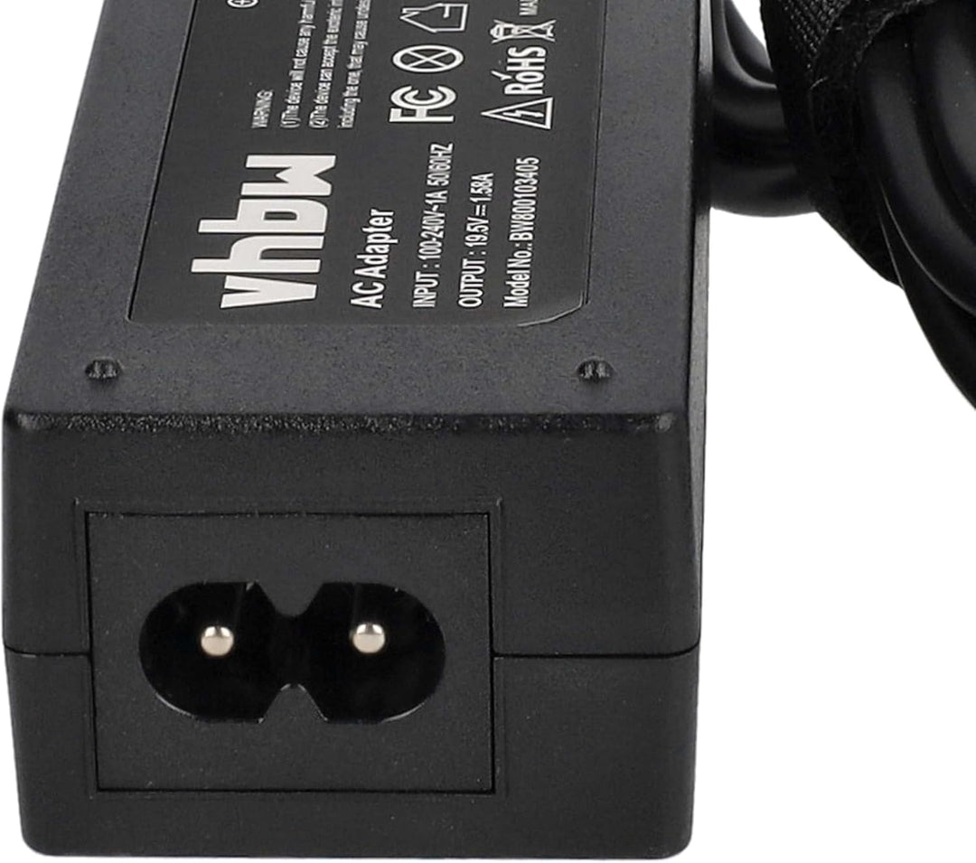vhbw 110-220V Netzteil Ladegerät (19V, 1.58A) kompatibel mit Acer Aspire One AOA110-1982, AOA110-199