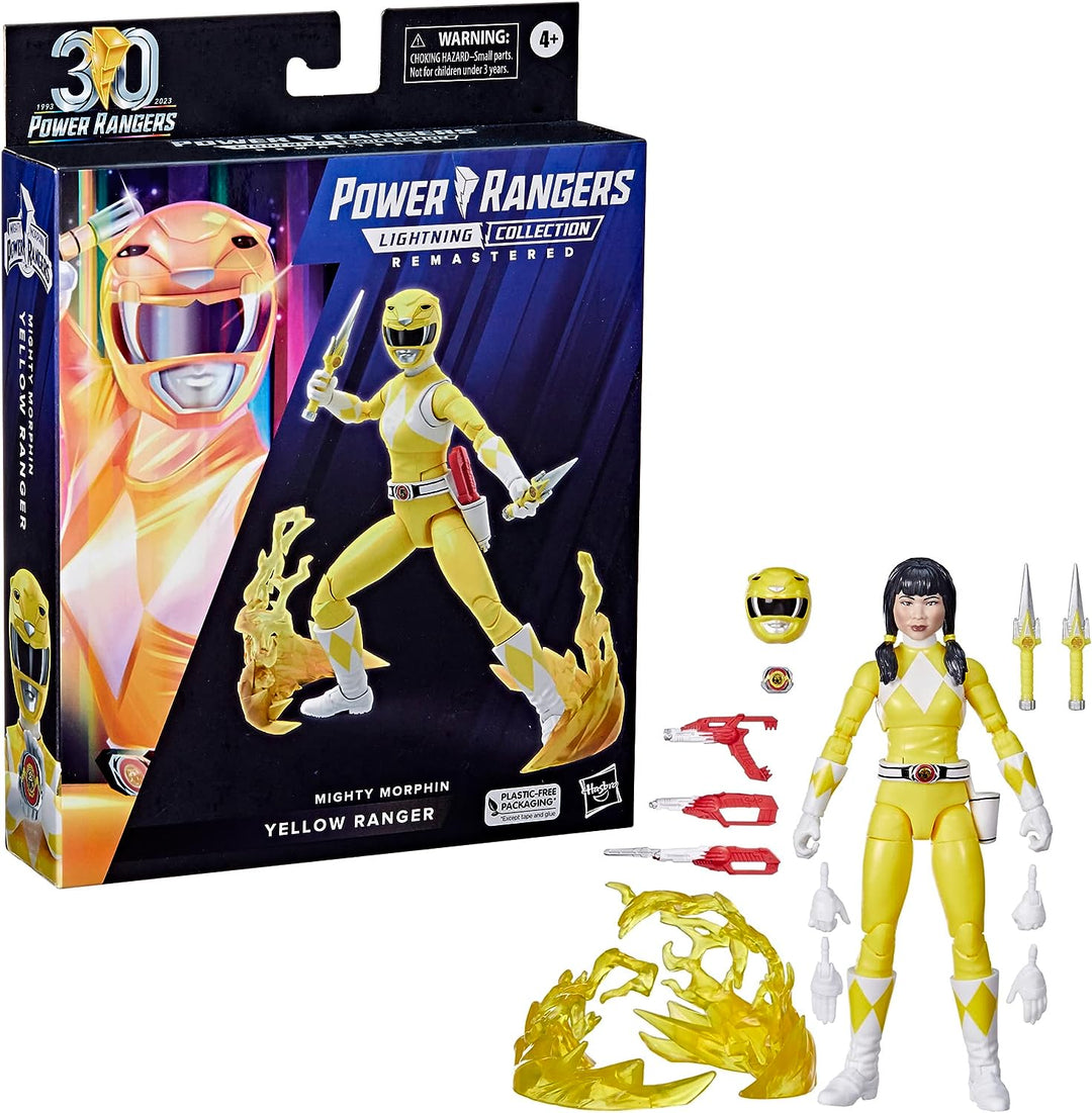 Power Rangers Lightning Collection Remastered Dekofigur Mighty Morphin Ranger, 15 cm, Gelb