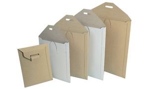 PAPYRUS 88026500 Buchbox-Versandtaschen, 240 x 315 mm (Z3), braun