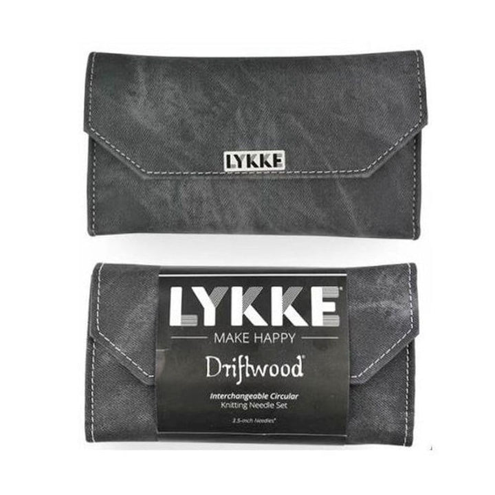 Lykke Driftwood Limited Edition Interchangeable Set austauschbare Rundstricknadeln, Holz, Grau, 3,5