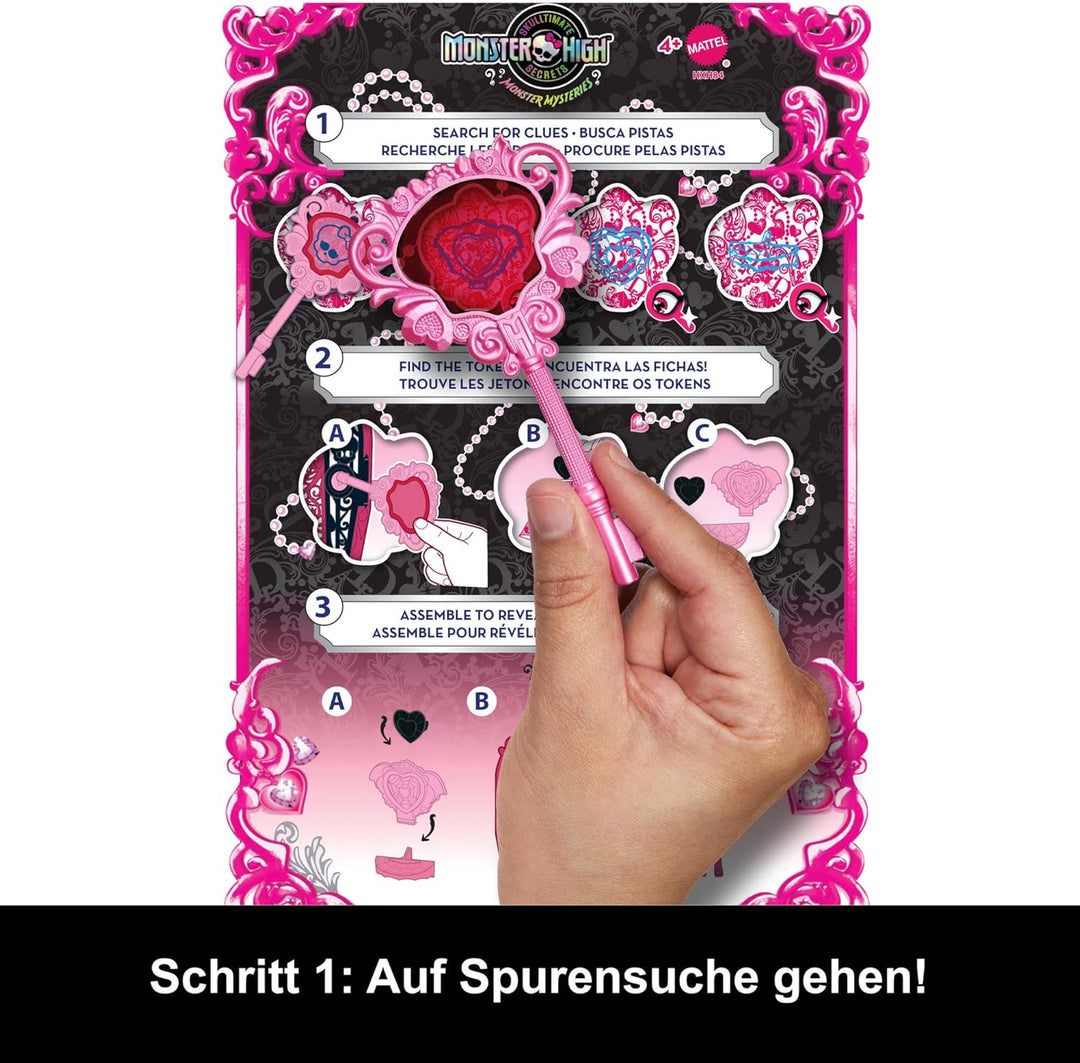 Monster High Skulltimate Secrets Puppen- und Accessoire-Set, Monster Mysteries Draculaura mit Kleide