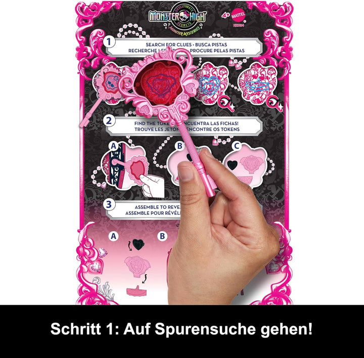 Monster High Skulltimate Secrets Puppen- und Accessoire-Set, Monster Mysteries Draculaura mit Kleide