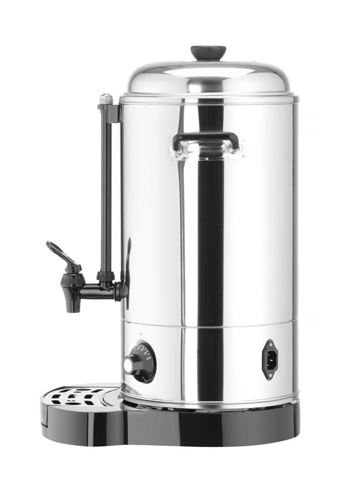 HENDI Heissgetränkespender, Doppelwandig, Energiesparend, non drip Hahn, wartungsfreies Heizelement,
