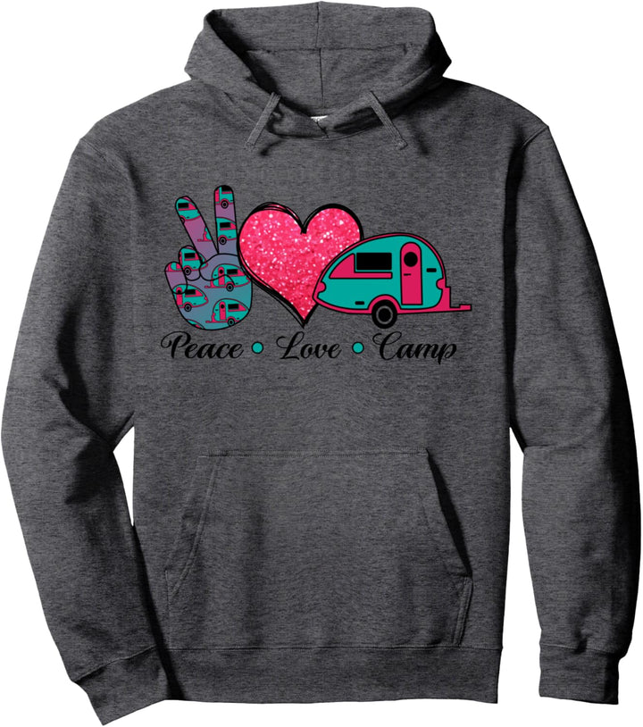 Camper Camping Reise Gadget Caravan Liebe Camping Pullover Hoodie