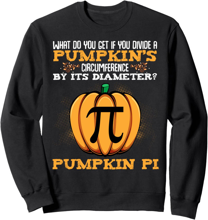 Pumpkin Pi Mathe Halloween Kürbis Kostüm Rechner Sweatshirt