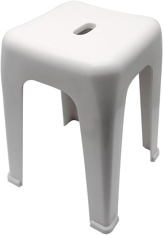 WITEN&NOCK Design Badhocker Duschhocker Sitzhocker Badezimme Dusche Wohnzimmer Stuhl aus Kunststoff,
