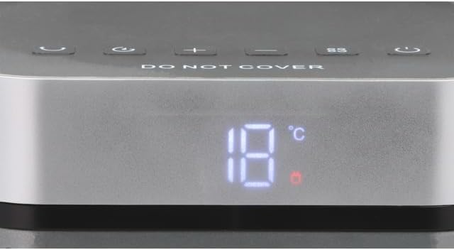 BERGER Keramik-Heizlüfter HeatWave inkl. Fernbedienung | Leise mobile Heizung für Camping, Werkstatt