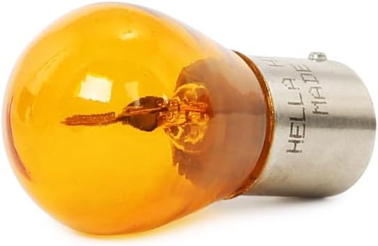 HELLA 8GA 006 841-251 Glühlampe - PY21W - Heavy Duty Expert - 24V - 21W - Sockelausführung: BAU15s -