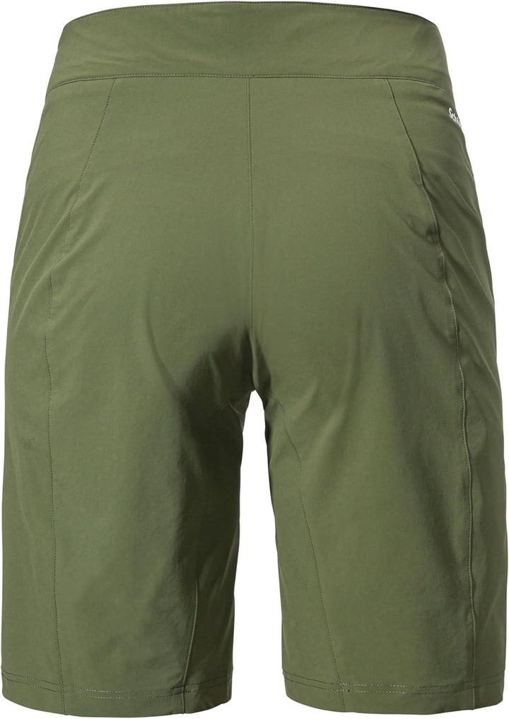 Schöffel Damen Shorts Danube L, wasserabweisende Radhose, schnell trocknende Fahrradhose mit Bundver