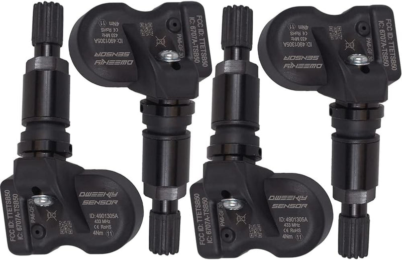 4 x RDKS/TPMS Sensoren – passen für BMW 2 Serie (2er Coupe / 2er Cabriolet / M2) - Typ [F22 / F23 /