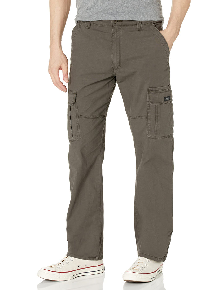 Wrangler Authentics Herren Stretch-Cargo Lässige Hose 29W / 30L Braunoliv, 29W / 30L Braunoliv