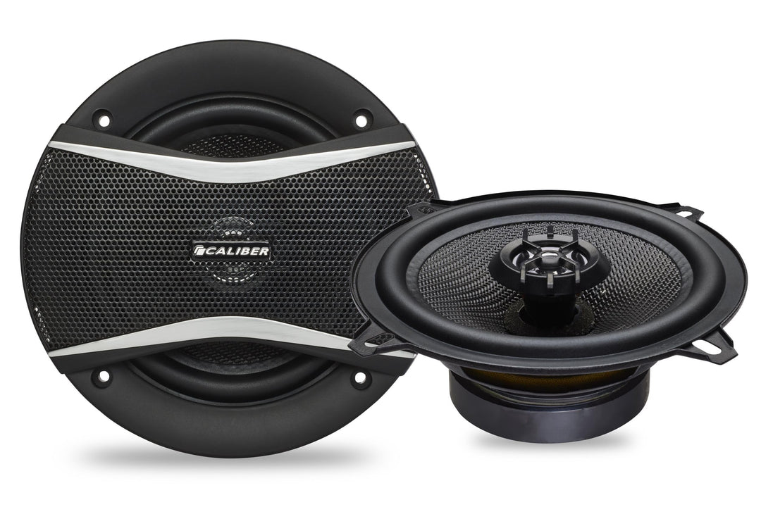 Caliber Auto Lautsprecher Set 100W - 2er Set Lautsprecher Auto - Koaxial Lautsprecher 2-Wege - Inklu