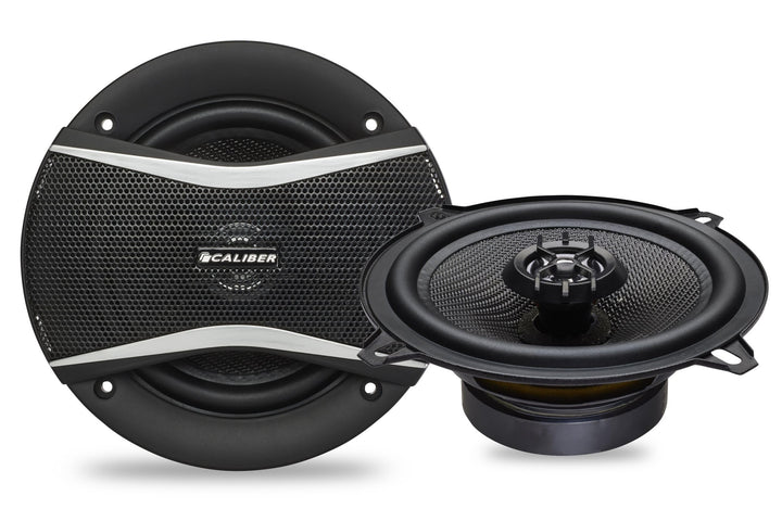 Caliber Auto Lautsprecher Set 100W - 2er Set Lautsprecher Auto - Koaxial Lautsprecher 2-Wege - Inklu