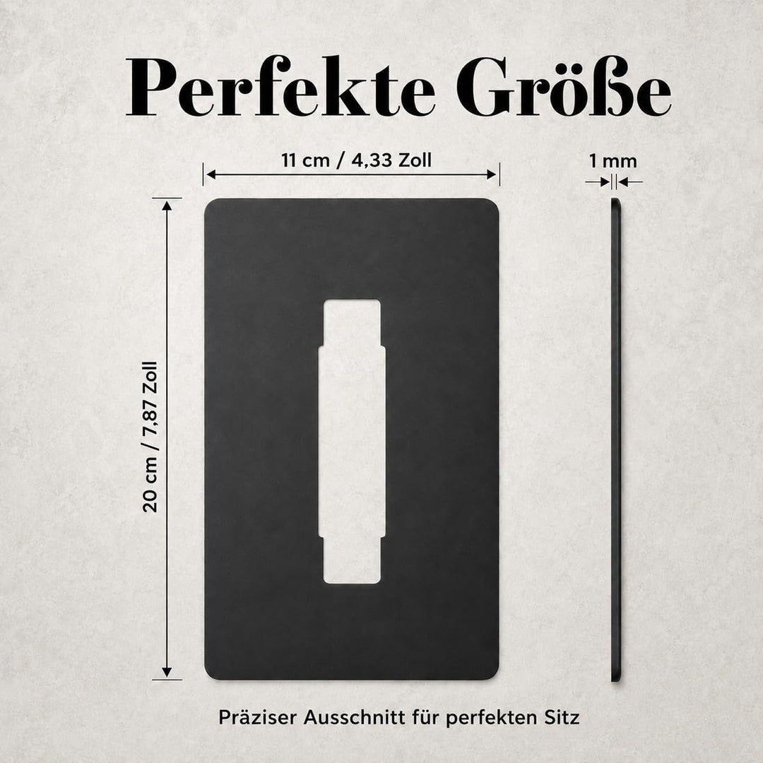 Blende Klingelschild für Eufy Video Doorbell E340 S220 C30 & C31 – Türklingel ZubehörI I Türstation