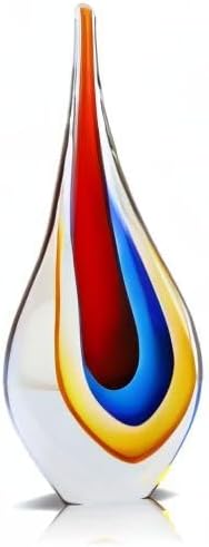 LCCCK Handgefertigte Murano Glas Skulpturen - Elegante Glaskunst Figuren Deko für Wohnzimmer, Fenste