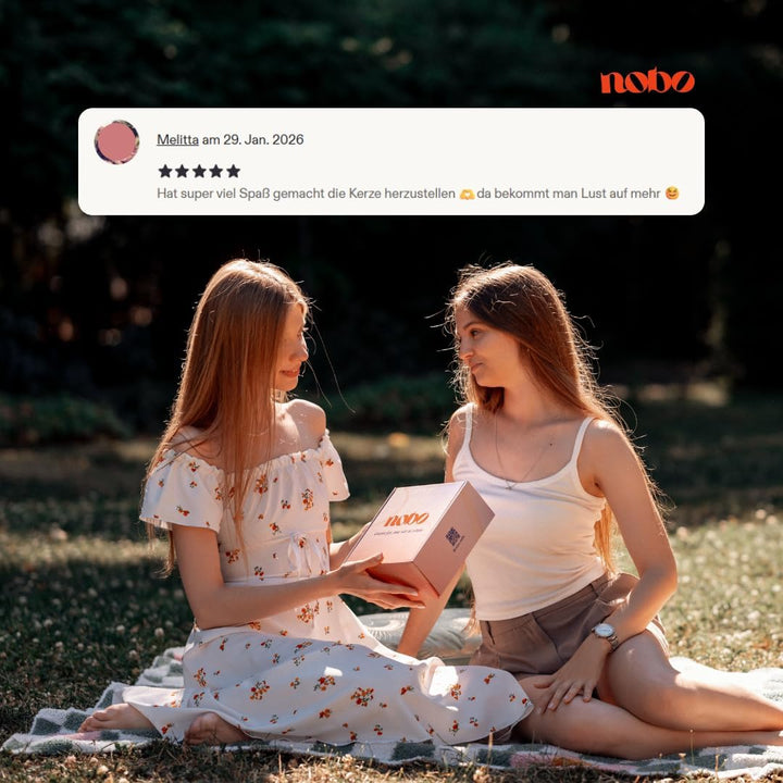 nobo crafts DIY Kerzenherstellungsset – selber machen Set für Erwachsene, kreative Geschenkidee & St