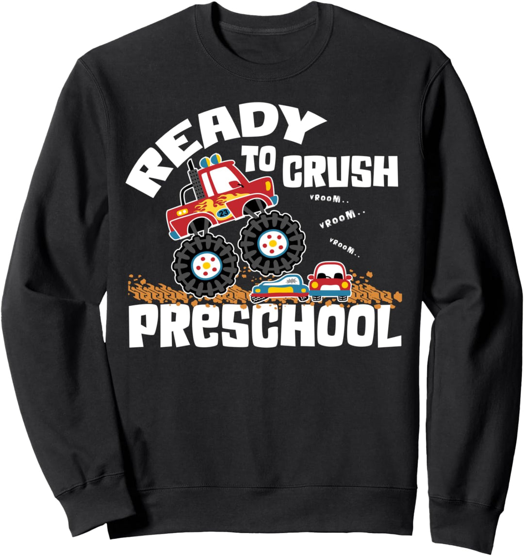 Crush Monstertruck für Vorschulkinder Sweatshirt
