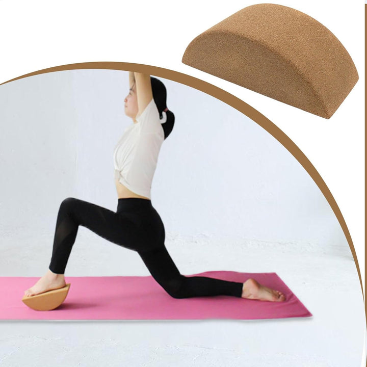 Stützendes Fussübungszubehör, Yoga-Blöcke mit hoher Dichte, Naturkorkblöcke, Yoga-Trainingsbausteine
