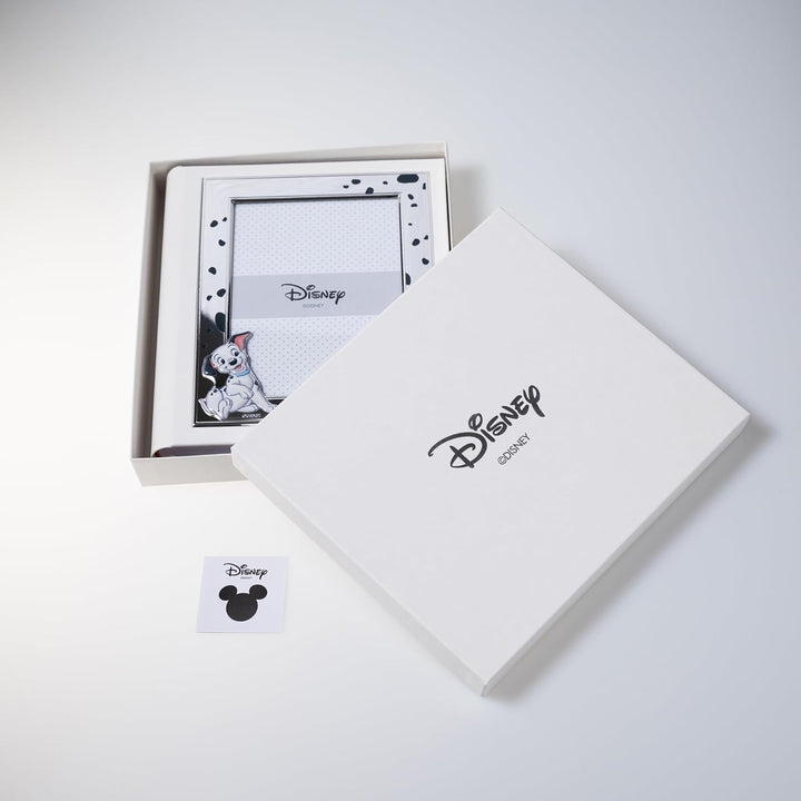 VALENTI & CO. Disney Baby – 101 – Fotoalbum für Kinder mit silbernem Fotorahmen für Taufe oder Kinde