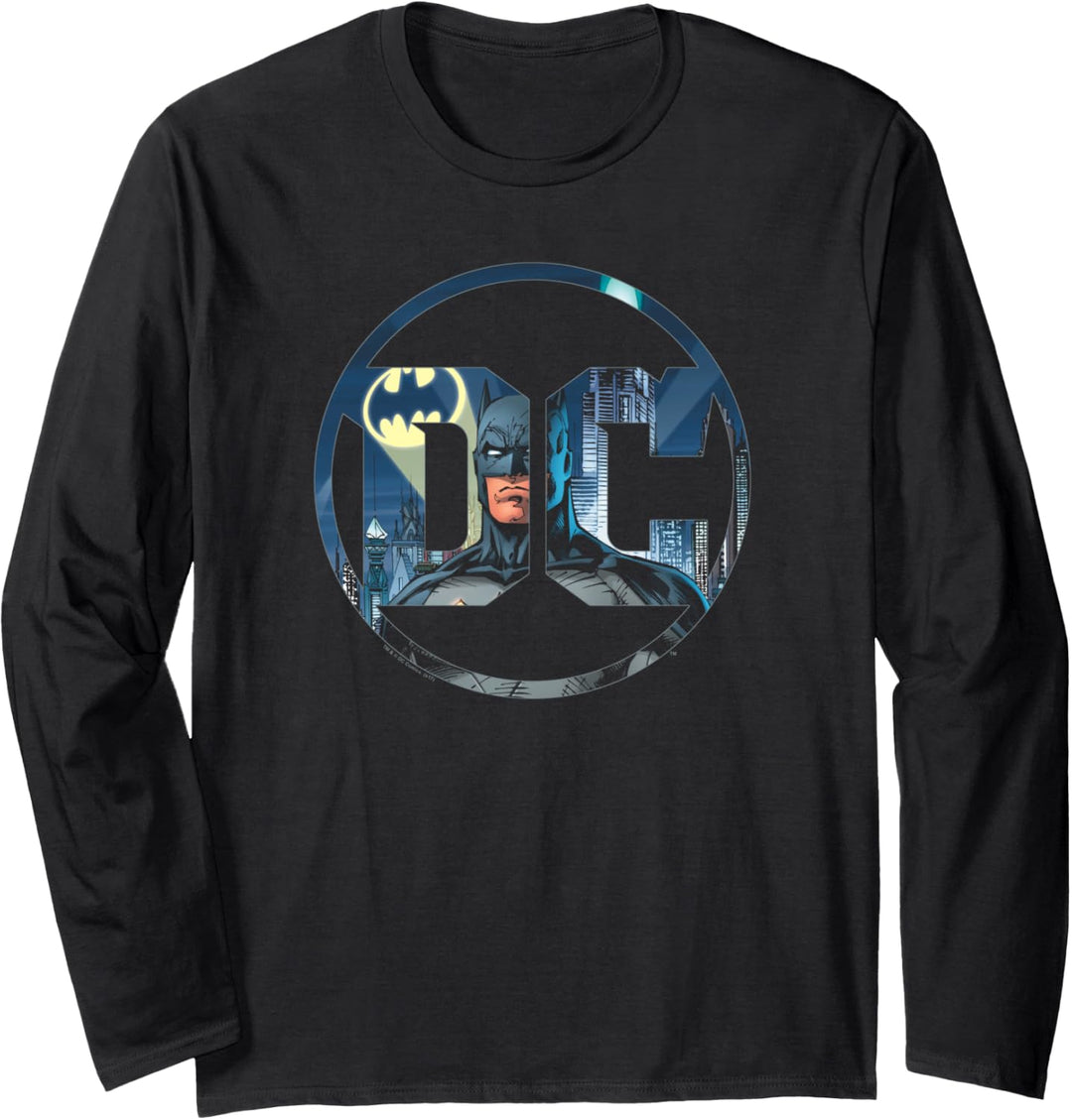 Batman DC Comics Logo Langarmshirt