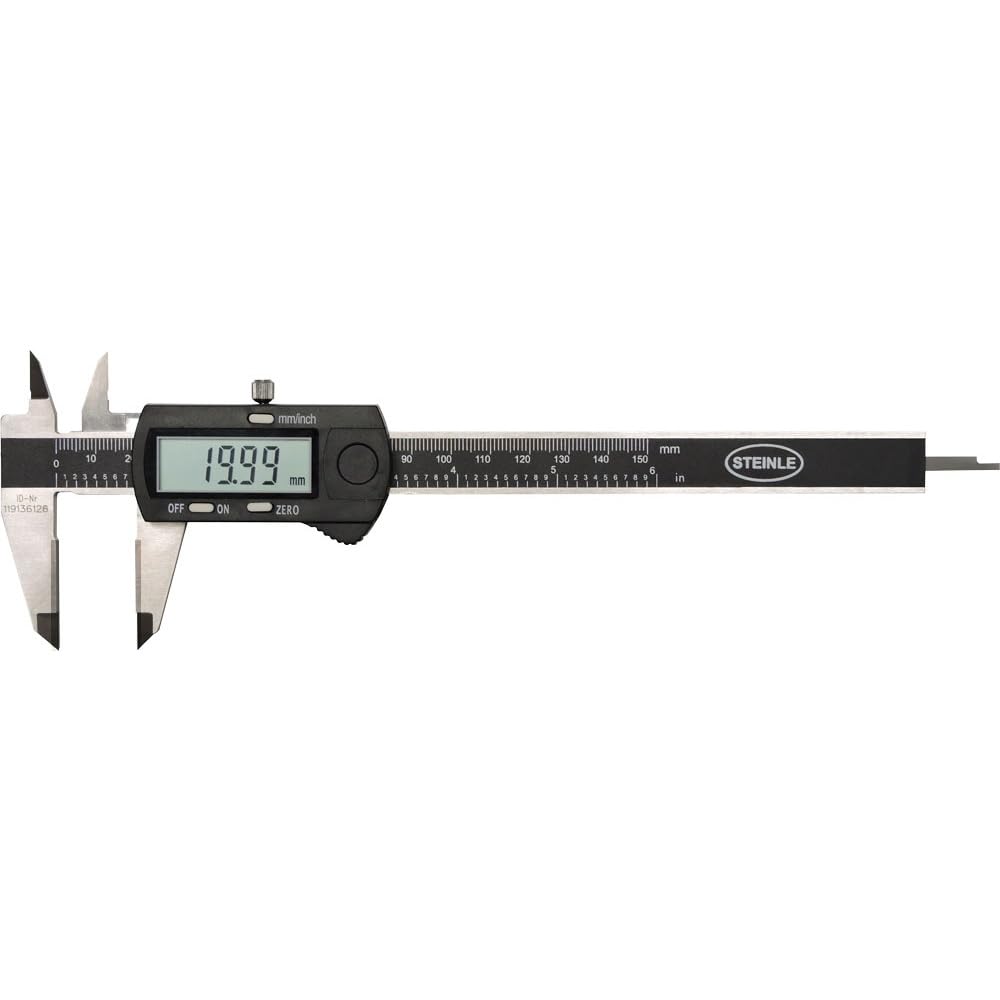 STEINLE 1321 Messschieber Messschieber digital Schieblehre Hartmetall 150 mm
