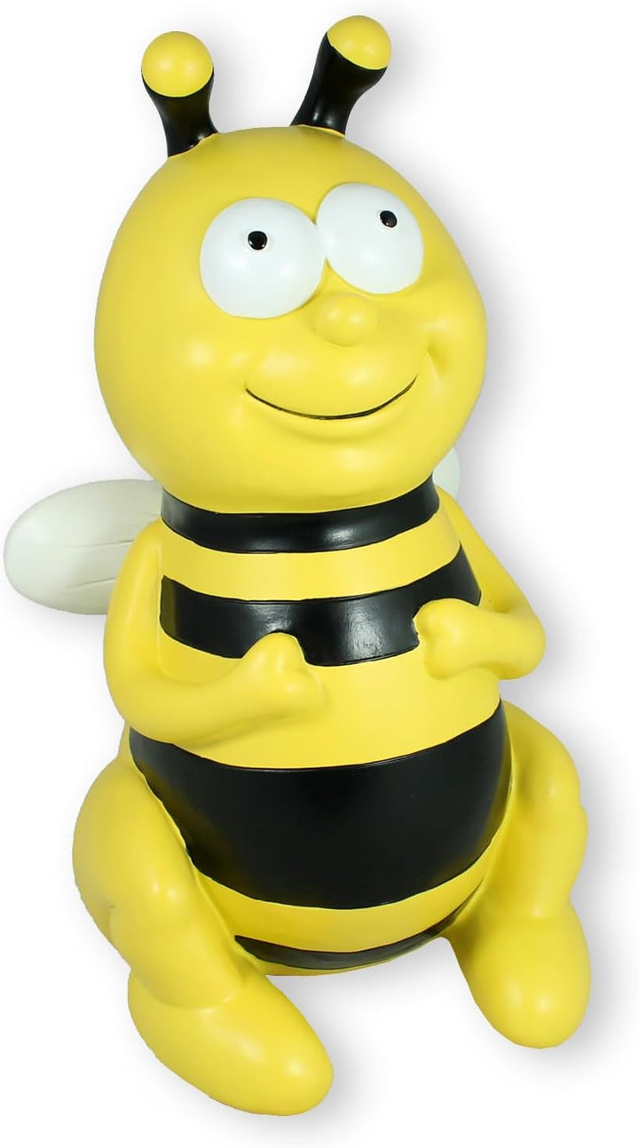 colourliving Gartenstecker Biene gross Bienen Deko Figuren Gartenfigur Bienen Dekoration handbemalt