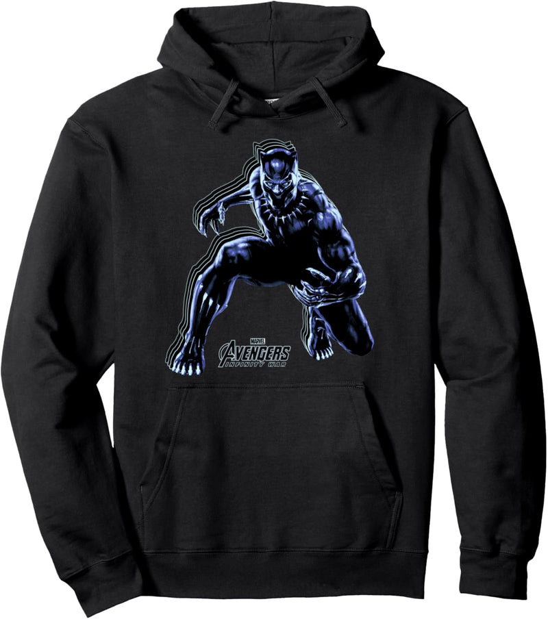 Marvel Avengers: Infinity War Black Panther Portrait Pullover Hoodie