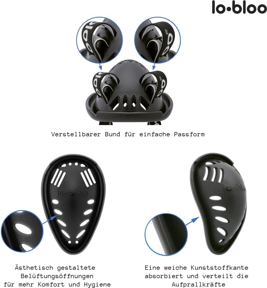 lobloo Thai Cup 2.0 Patentierter Tiefschutz Suspensorium Jockstrap Groin Guard für Kampfsport mit en