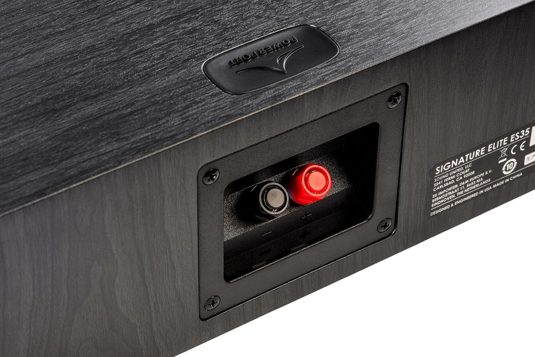 Polk Audio Signature Elite ES35 Centerlautsprecher, schlanker, hochauflösender Center Lautsprecher,