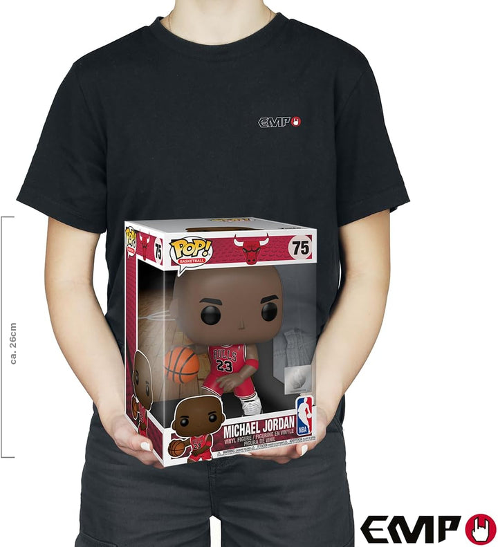 Funko Pop! NBA: Bulls - 10" Michael Jordan - (Red Jersey) - Vinyl-Sammelfigur - Geschenkidee - Offiz