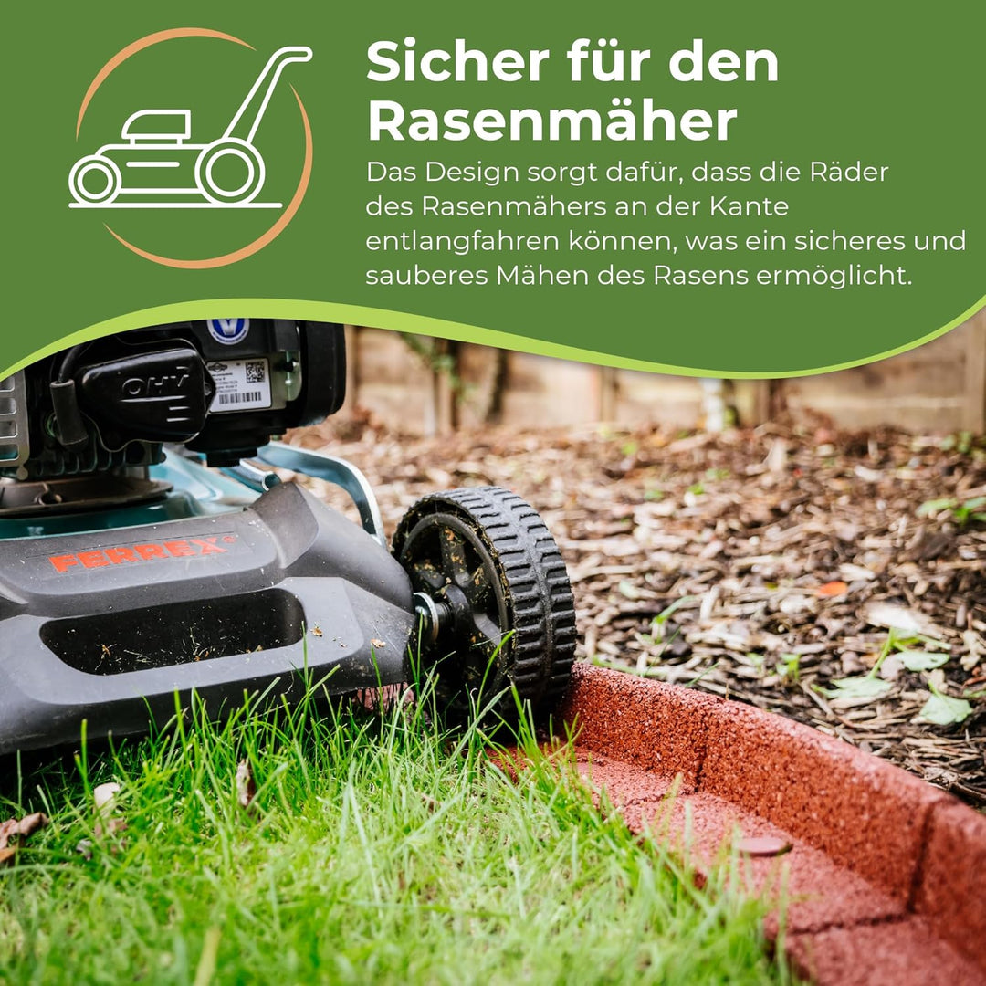 EcoShape FlexiBorder - Flexibel Rasenkante - Beeteinfassung für Rasenflächen - Wege - Erhöhte Begren