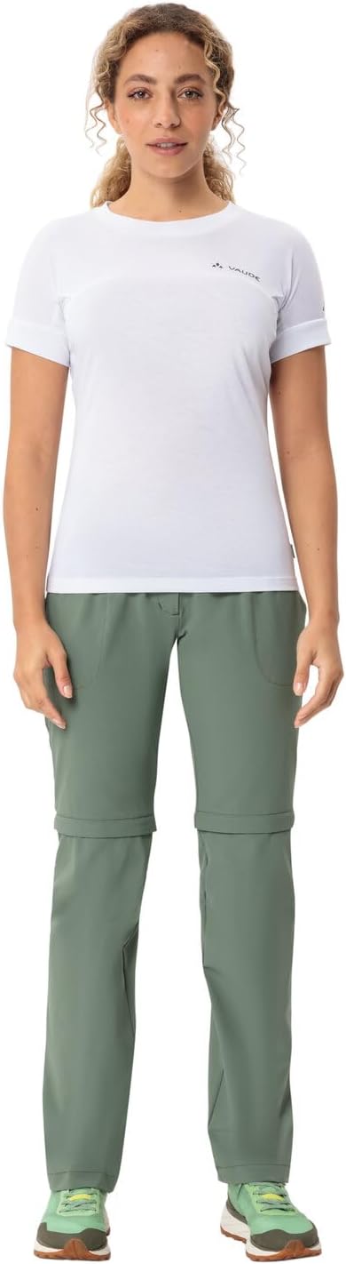 VAUDE Women's Farley Stretch ZO Pants II, Bequeme Damen Trekkinghose mit Zip-Off-Funktion, schnell z