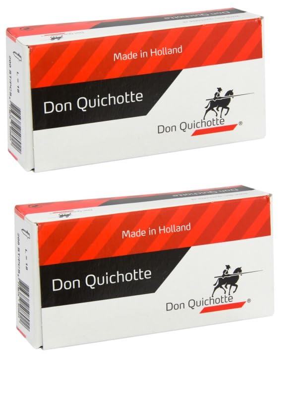 Don Quichotte 950892 Fixpin Gehärtet Glatter Schaft, Durchmesser 4 mm, Länge 18 mm (2x 200er Pack) 2