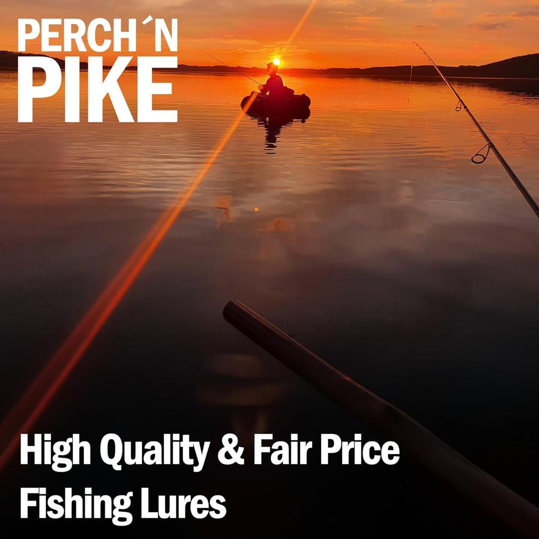 PERCH`N PIKE Highspeed Kugellagerwirbel aus Edelstahl, Crane Wirbel mit 14-190kg Tragkraft, Angelzub