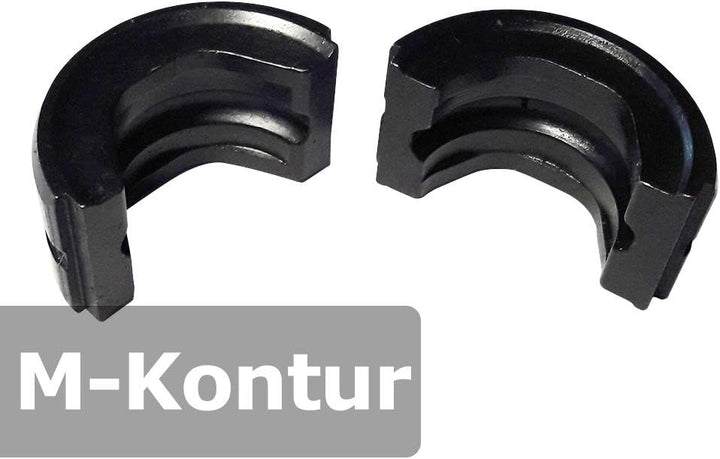 NTA Pressbacke M12 M-Kontur für 12mm, Pressbackeneinsatz passend für Handpresszangen HPZ + Wechselba