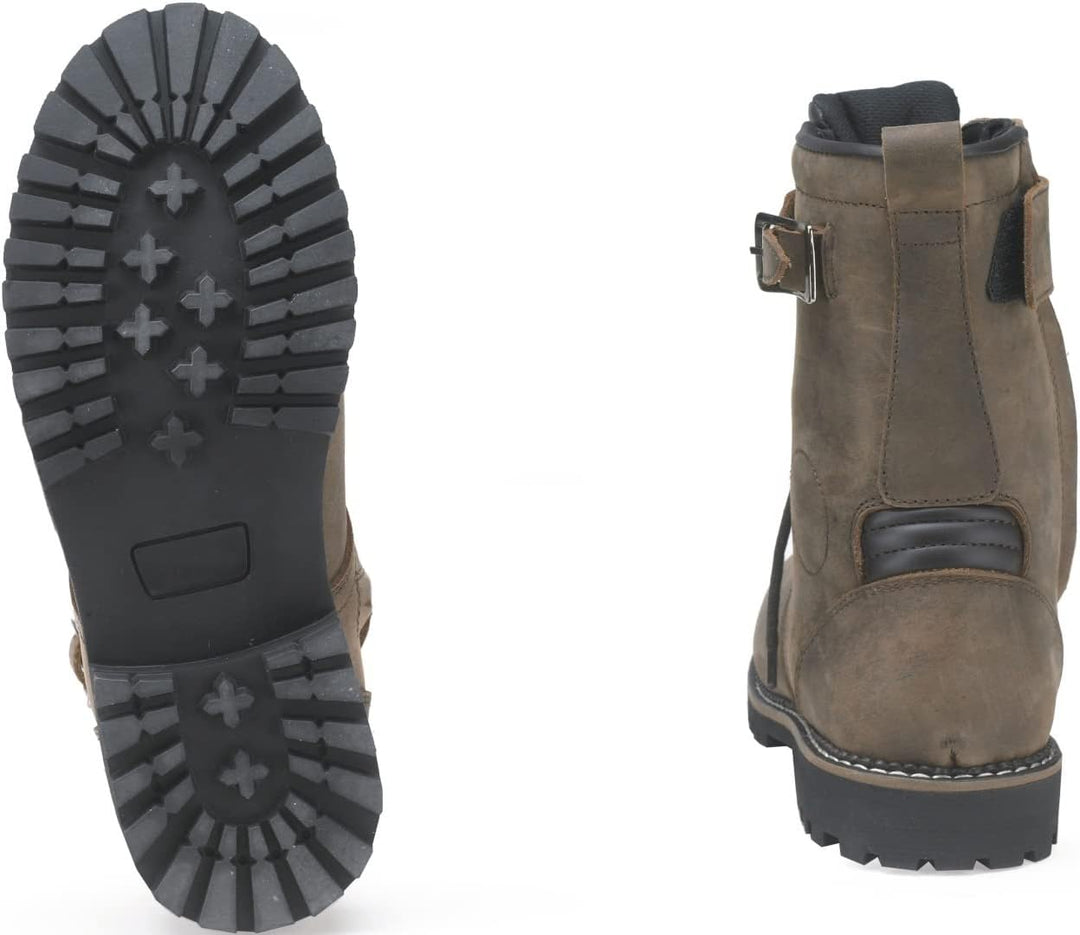 Kochmann Rider wasserdichte Motorradstiefel (Brown,41) 41 EU Braun, 41 EU Braun