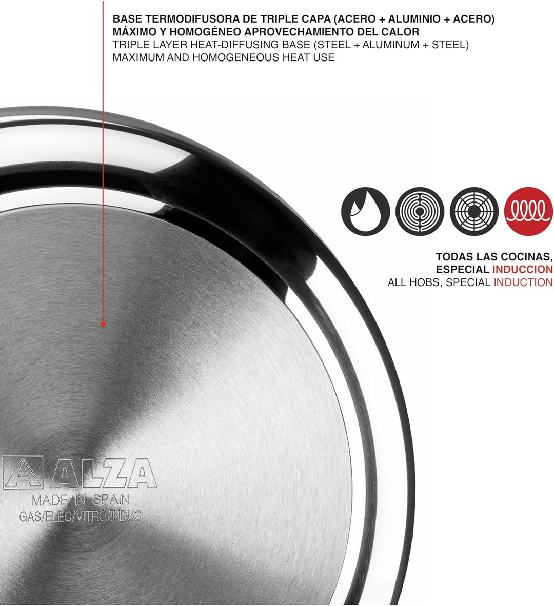 ALZA Classic Paella-Pfanne 28 cm, 28 cm