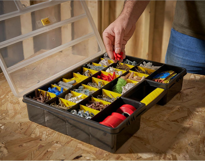 Stanley Werkzeug-Organizer / Aufbewahrungsbox Standard (45.7x32.7x7.9cm, mit 25 Fächern, bündiges Sc