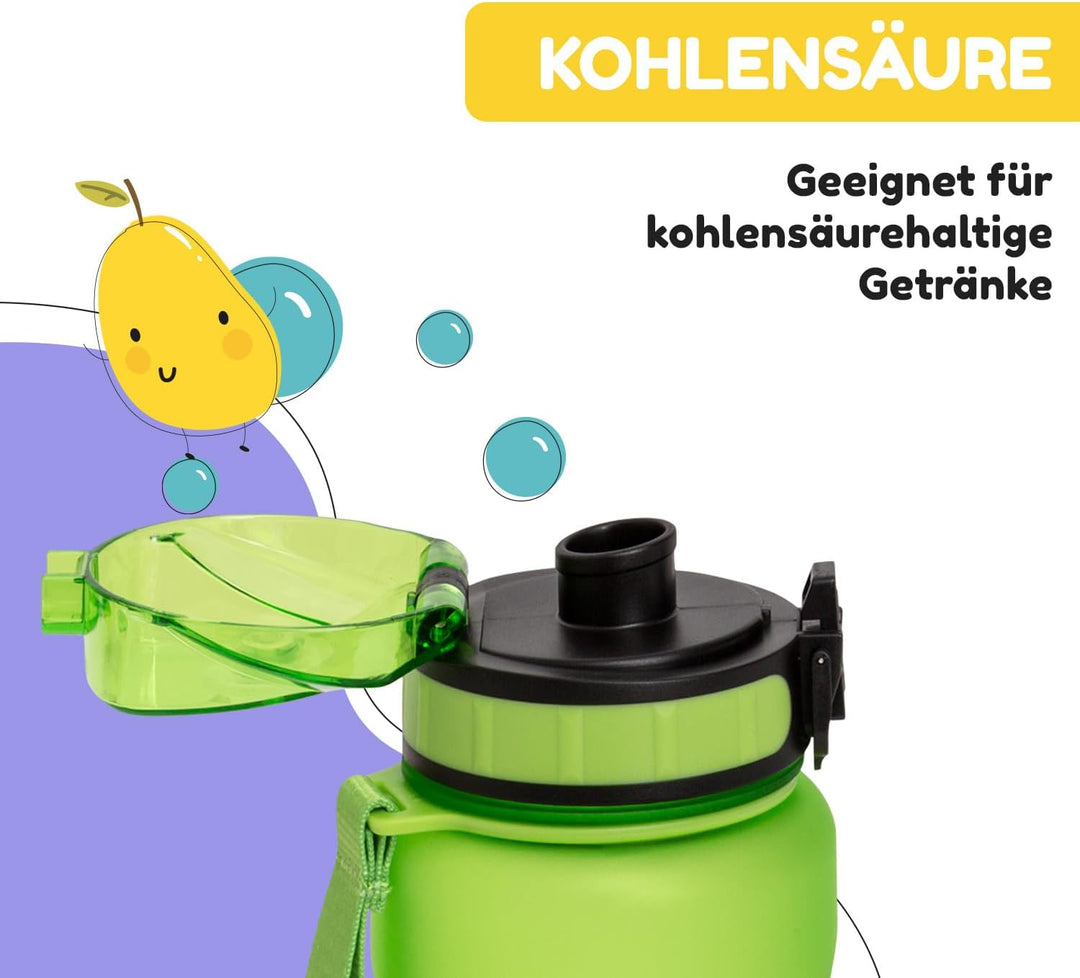 schmatzfatz Sport-Trinkflasche, hält das Wasser kalt, Trinkflaschen für Erwachsene, Kinder, Trinkfla